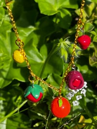 Image 1 of Fruit & Friends Charm Necklace