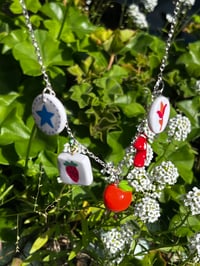 Image 2 of Star & Fruit Charm Necklace