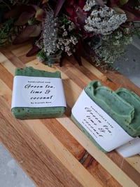 Image 2 of Green Tea, Lime & Coconut Soap