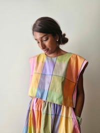Image 1 of "RAINBOW" TOP_100% SHANTUNG SILK