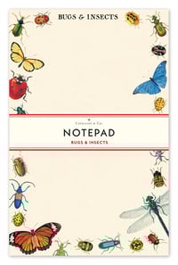 Image 1 of Cavallini & Co. Bugs & Insects Notepad