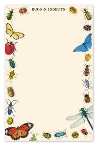 Image 2 of Cavallini & Co. Bugs & Insects Notepad