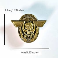 Image 2 of Motorhead Badge Warpig Snaggletooth Enamel Pin