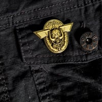 Image 4 of Motorhead Badge Warpig Snaggletooth Enamel Pin
