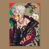 Image 1 of Okarun Illustration Print
