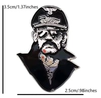 Image 2 of Motorhead Lemmy Shiny Silvery Enamel Pin
