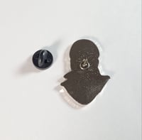 Image 3 of Motorhead Lemmy Shiny Silvery Enamel Pin