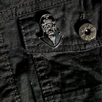 Image 4 of Motorhead Lemmy Shiny Silvery Enamel Pin