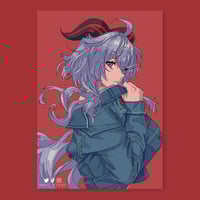 Image 1 of Ganyu Illustration Print