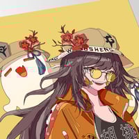 Image 2 of Hu Tao Illustration Print