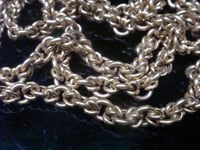 Image 4 of EDWARDIAN FRENCH 18CT FANCY LINK 30 INCH LONG GUARD 29.1G CHAIN