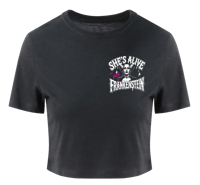 Image 2 of Rockabilly Bride Crop Top
