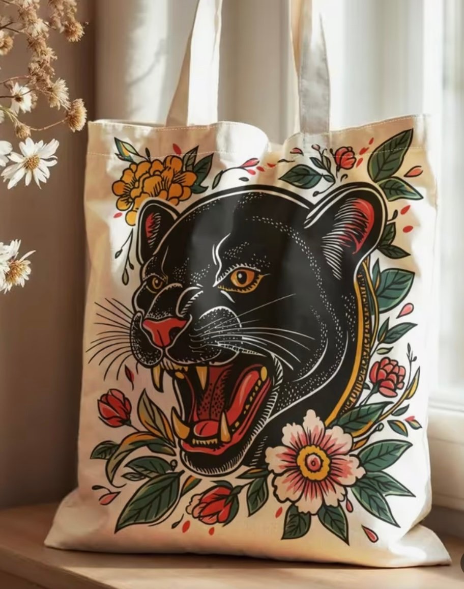 Panther Tote Bag