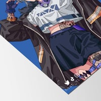 Image 3 of Silver Wolf Illustration Print