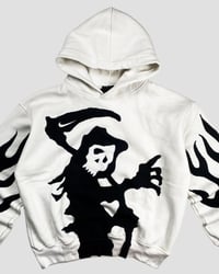 Image 4 of REWORKED NIKE ‘GRIM REAPER’ HOODIE  SIZE L 