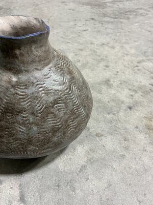 Image of Açaí Matte, Moon jar #3