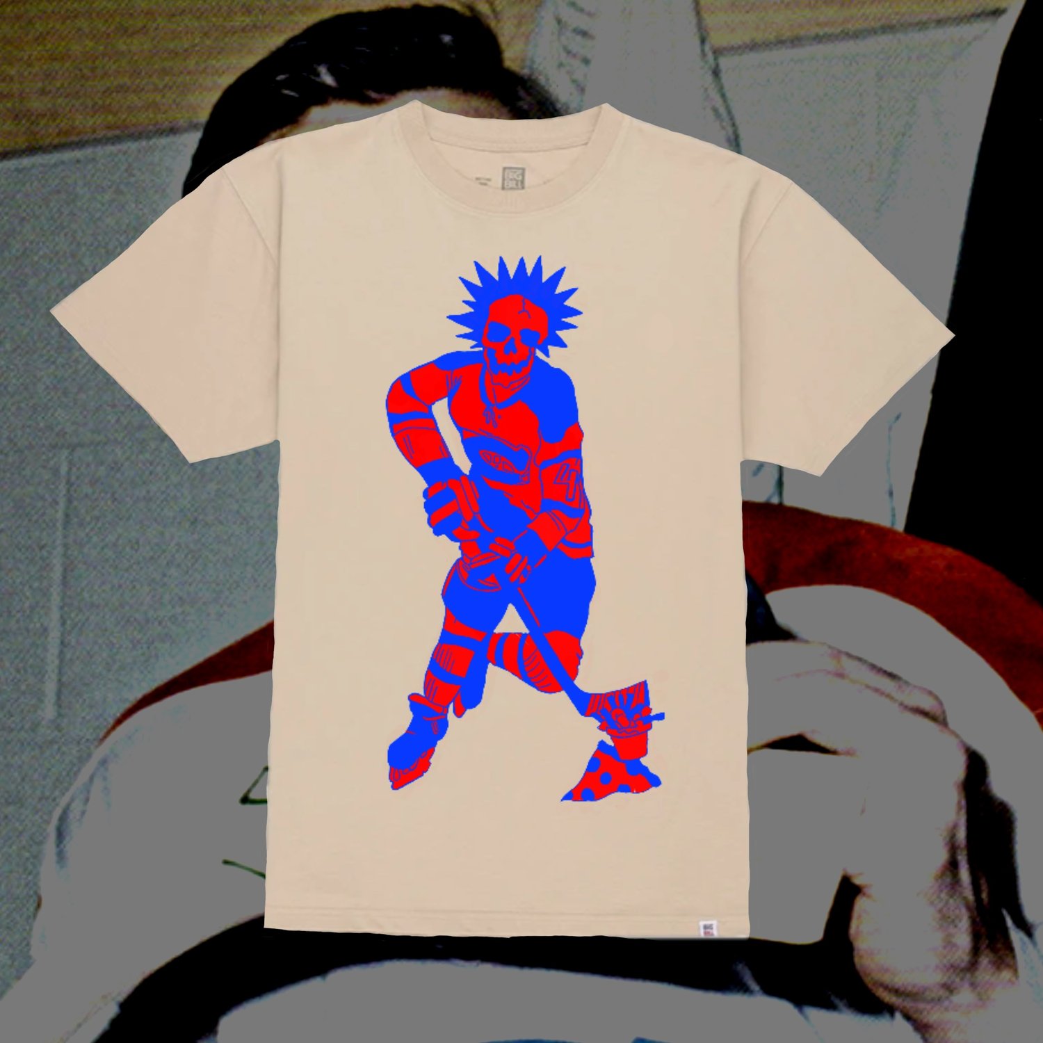 Image of Big Bill x Pouzza T-Shirt Beige ( PRE SALE / PRÉ VENTE )