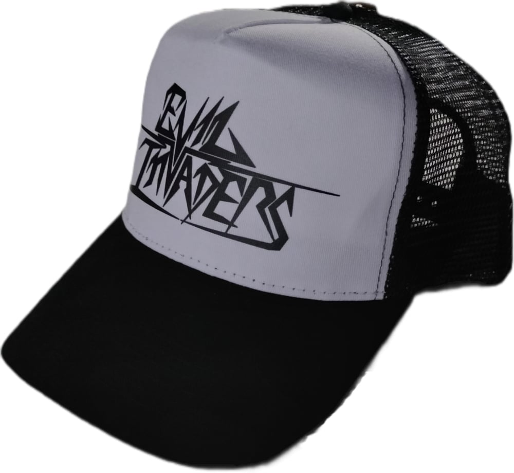 Image of Logo cap - Black / White 