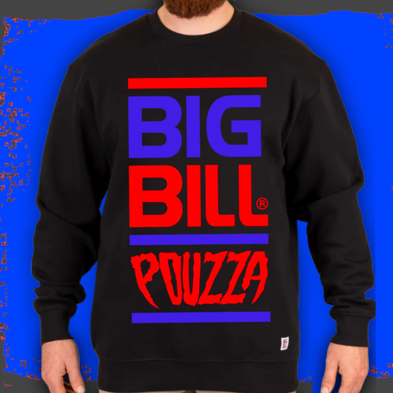 Image de Big Bill x Pouzza Crewneck / Chandail Ouaté à cold rond.