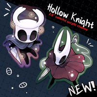 Image 1 of (PRE-ORDER) Hollow Knight 2.5" Acrylic Charms