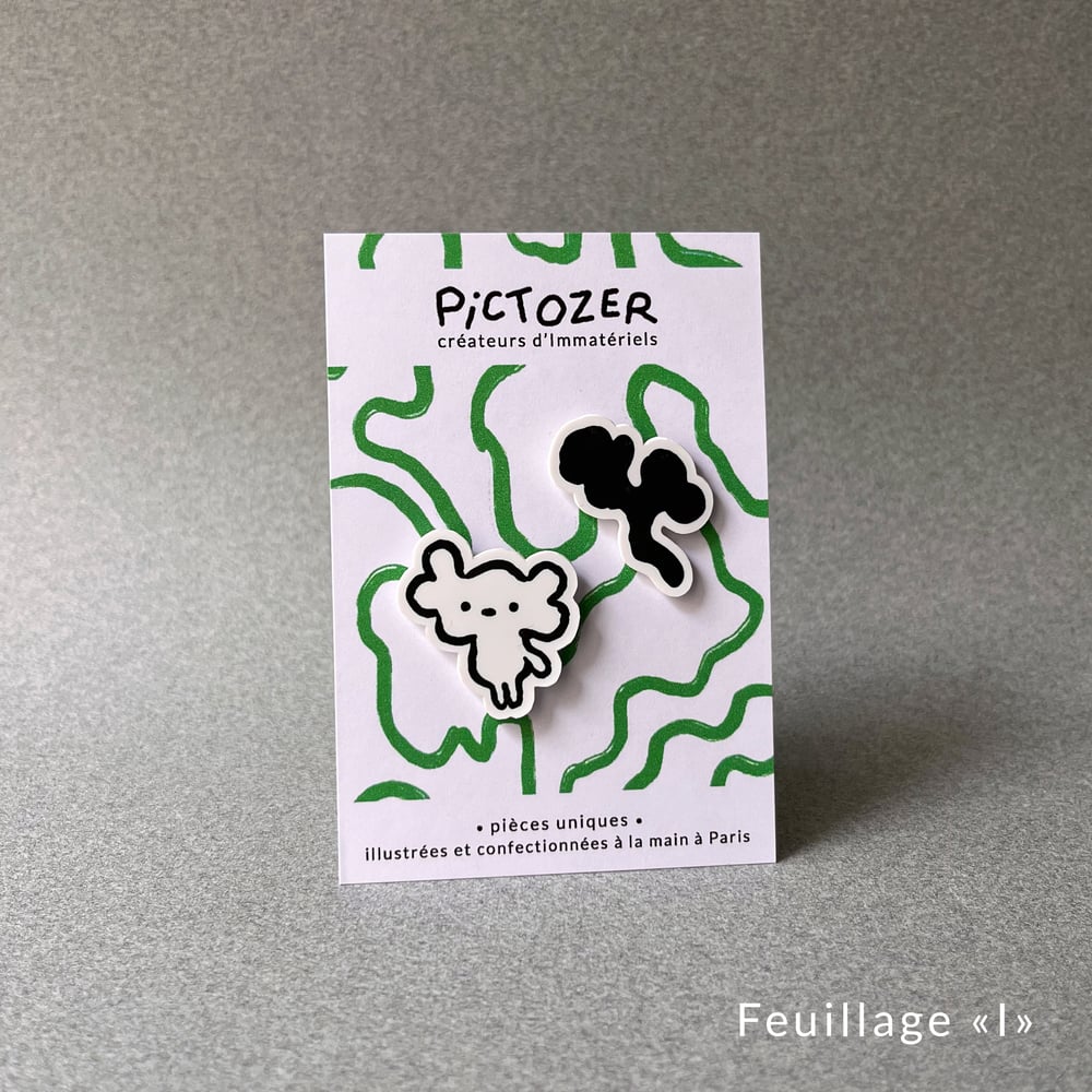 Image of Pin's duo "Feuillage I" / "Feuillage II" / "Feuillage III"