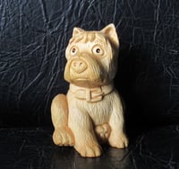 Image 1 of Carved wooden statuette Doggie