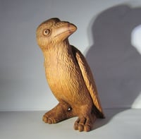 Image 2 of Carved wooden figurine Crow
