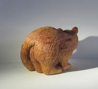 Image 3 of Raccoon. Carved figurine from wood