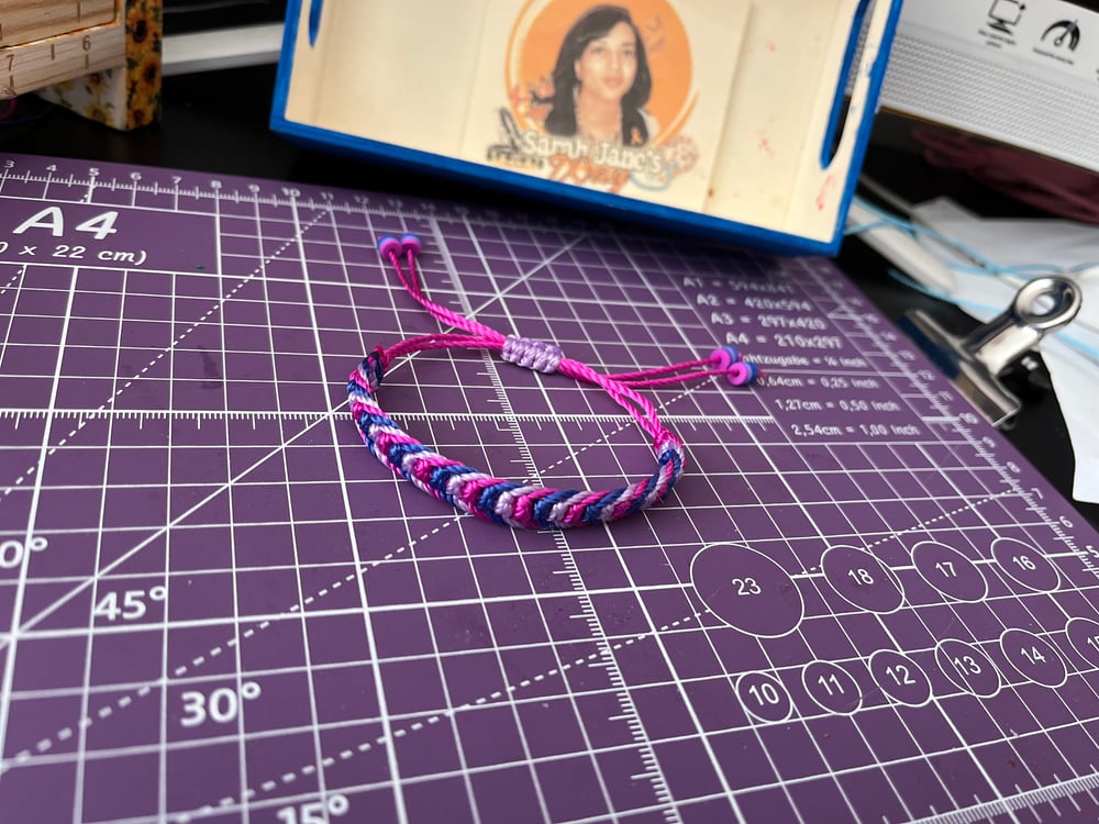 Image of 🌈 🏳️‍⚧️ 🏳️‍🌈 macrame