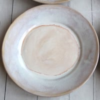 Image 20 of Custom Dinnerware for Colleen - 6 Salad and 4 Dinner Plates in Creamy White and Ocher Glaze