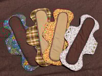 Image 1 of Cotton Heavy Absorbency Pad Set of 4 - Prairie Earth