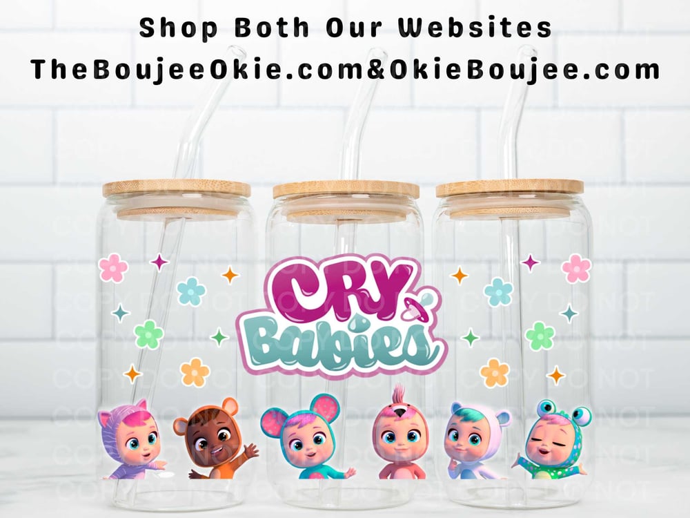 Image of Cry Babies Uv Dtf Wrap Double sided T15