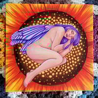 Image 1 of "Sunflower Fae-Dreams" Original Painting
