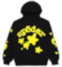 FENGPRODUCT- Black and yellow hoodie 
