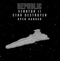 Image 9 of Star Wars Armada Venator Star Destroyer 7” Raw or Painted 3D Print 14k Resin