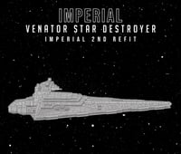 Image 11 of Star Wars Armada Venator Star Destroyer 7” Raw or Painted 3D Print 14k Resin