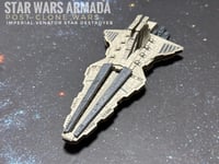 Image 18 of Star Wars Armada Venator Star Destroyer 7” Raw or Painted 3D Print 14k Resin