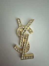 Image 2 of 1x Y s l big metal charm Gold (5 LEFT TO PURCHASE)