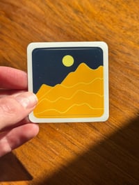 Image 1 of From The Mountains to the Moon Eco-Friendly, Waterproof Sticker
