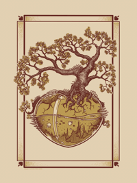 2023 Valentine's Day Letterpress Print "NATURAL LOVE"