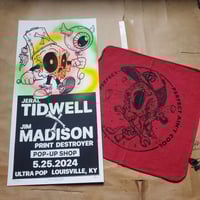 2024 POP-UP SHOW POSTER AND SHOP RAG