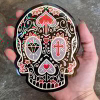 Image 1 of DAY OF THE DEAD SKULL STICKERS