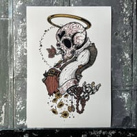DAY OF THE DEAD-MI AMOR-FLOWERS PRINT