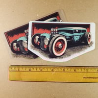 HOT ROD STICKERS CLEAR