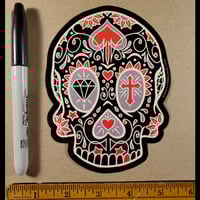 Image 3 of DAY OF THE DEAD SKULL STICKERS