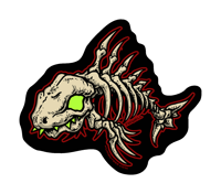 MONSTER FISH STICKERS