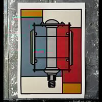 MODERN ART PEDAL PRINT