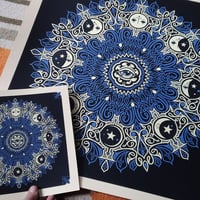 Image 2 of MOONDALA - GLOW SCREEN PRINT