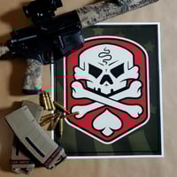 Image 2 of SKULL AND CROSS BONES SPADE PRINT