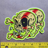 GOLD SKULL RED STRIPE STX